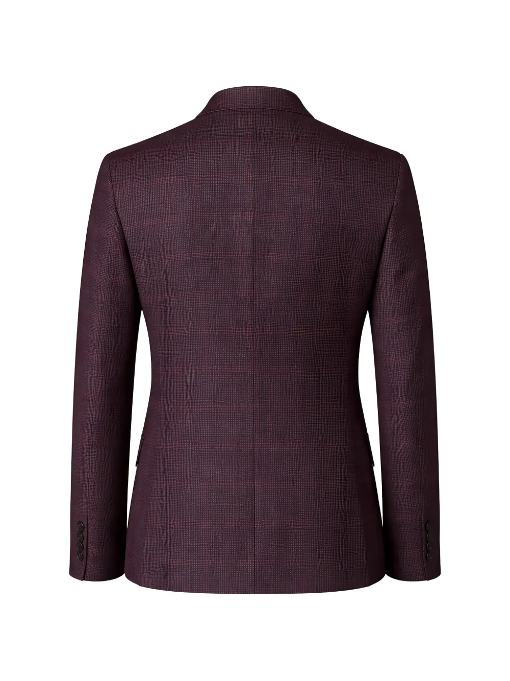 Pal Zileri Geruite blazer met gekerfde revers Rood