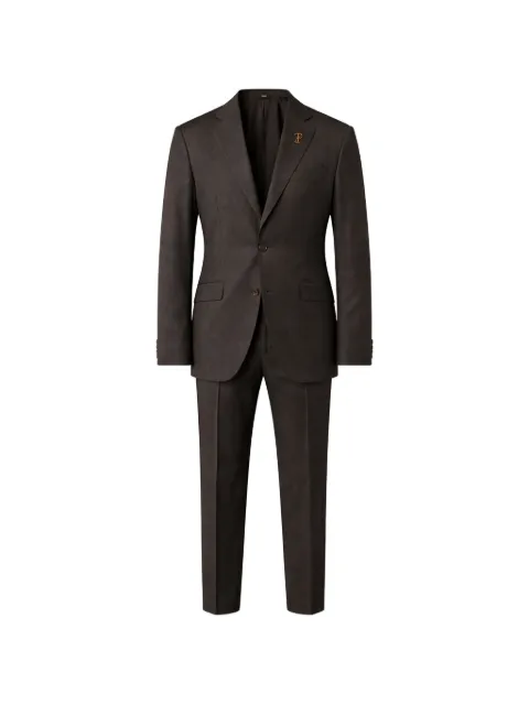 Pal Zileri logo-plaque single-breasted suit