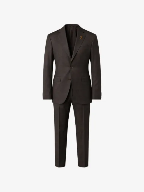 Pal Zileri logo-plaque single-breasted suit