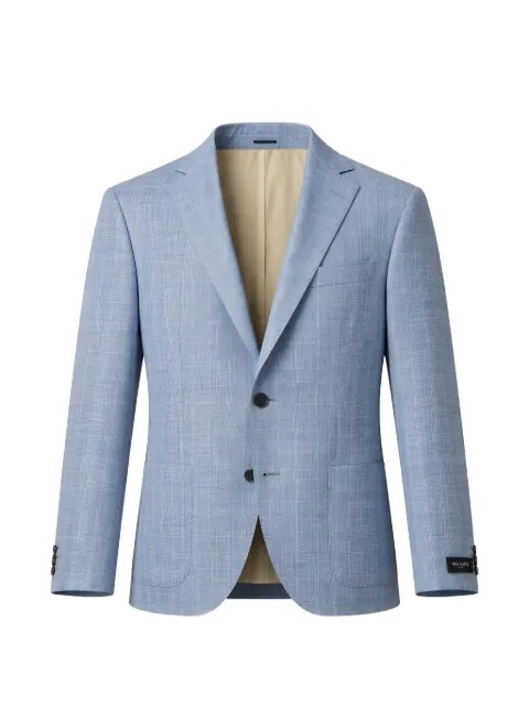Tombolini check-pattern single-breasted blazer