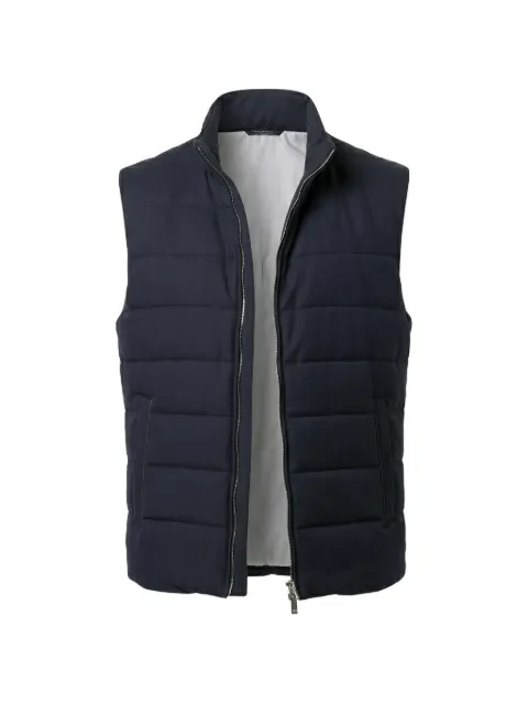 Tombolini zip-up quilted padded gilet