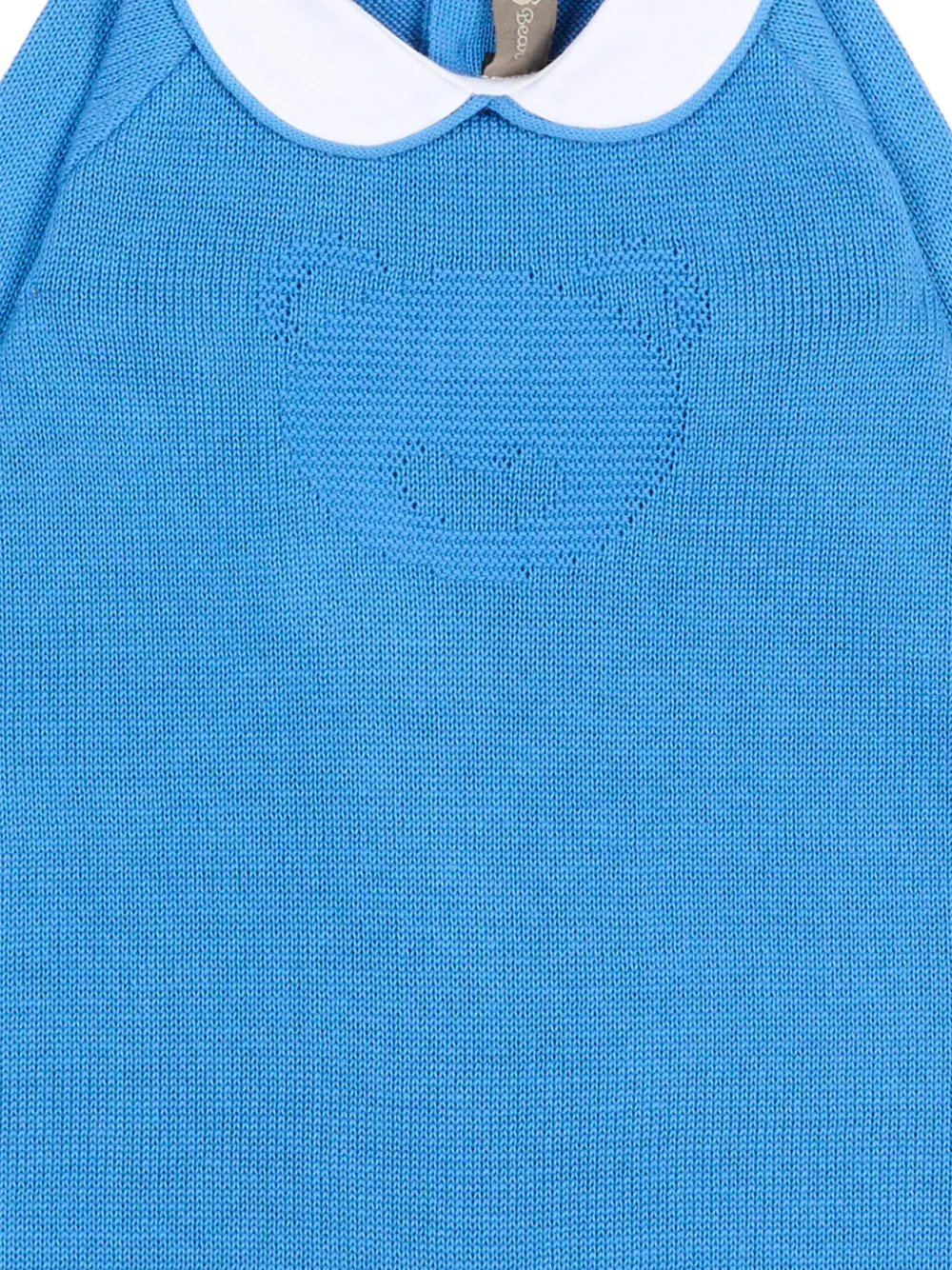  Little Bear Peter Pan-collar Romper - Blue 