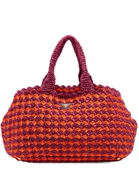 Prada Pre-Owned 2013-2026 Canapa Raffia tote bag