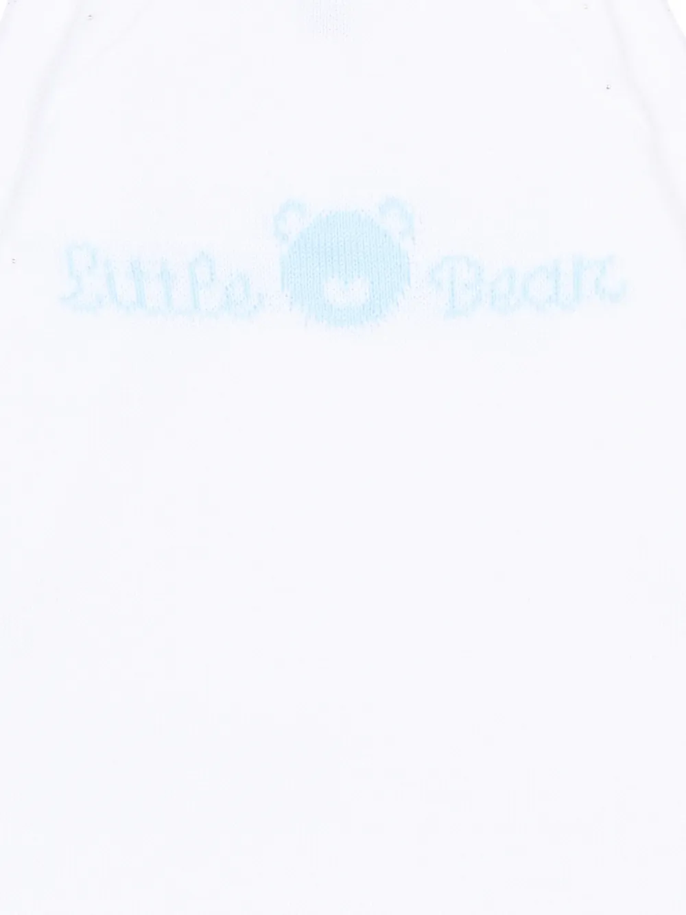 Little Bear Romper met teddybeerprint Wit