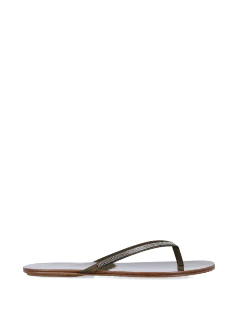 Pedro Garcia sandales prune ornées de strass