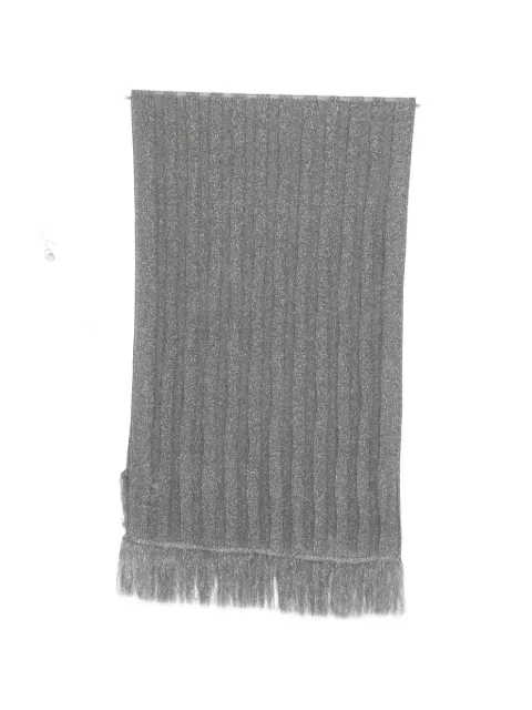 Neera fringed lurex-detail scarf