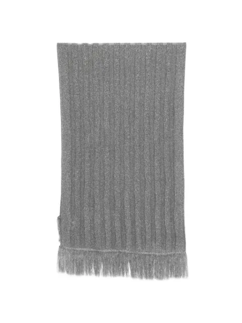 Neera fringed lurex-detail scarf