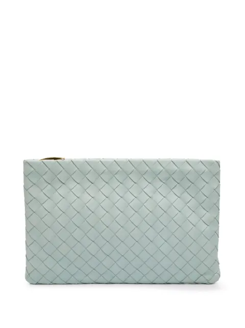 Bottega Veneta Pre-Owned 2012-2025 Medium Nappa Intrecciato Flat Pouch clutch bag