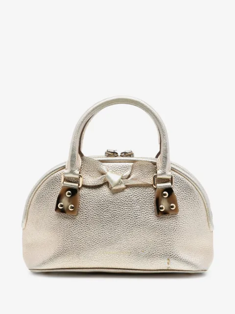 Burberry Pre-Owned 2000-2017 Small Grained Calfskin Bloomsbury Top Handle Bag satchel