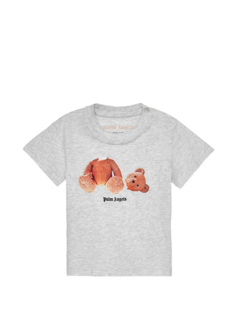 Palm Angels Kids Drie T-shirts met print Beige