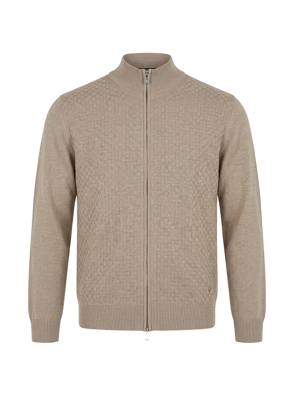 Tombolini zip-up cardigan - Toni neutri