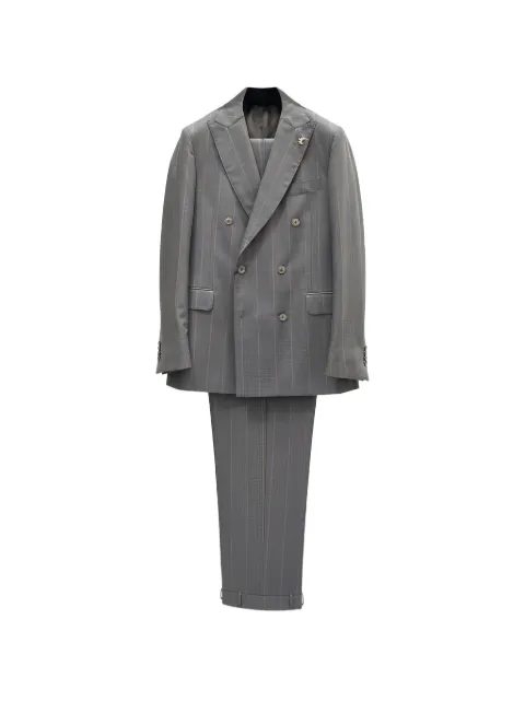 Tombolini pinstriped double-breasted suit