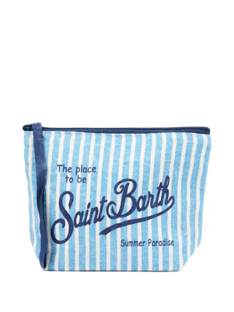 MC2 Saint Barth striped-pattern pouch