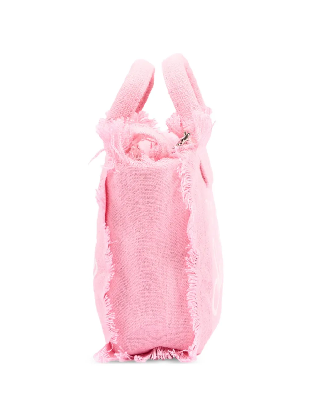  Mc2 Saint Barth Kids Mini Vanity Fringe-detail Tote Bag - Pink 