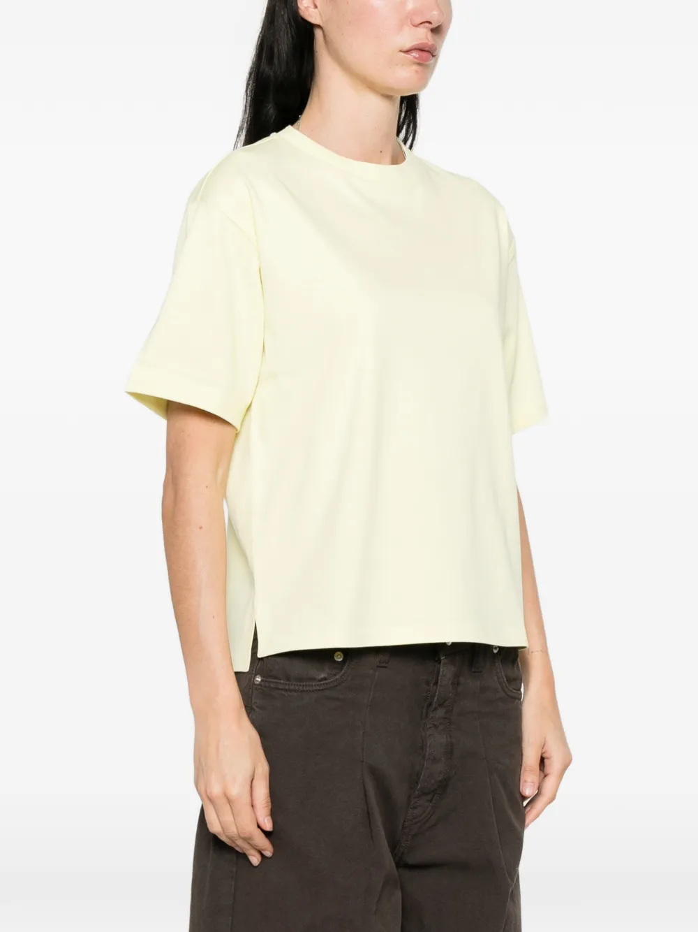  Alpha Tauri Jara Round-neck T-shirt - Yellow 