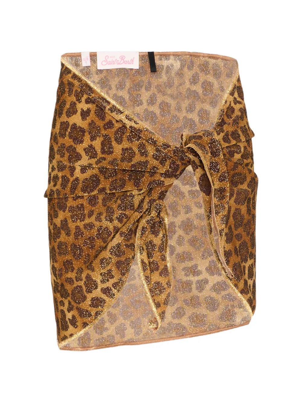 MC2 Saint Barth Kids animal-print sarong - Neutrals