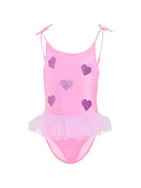 MC2 Saint Barth Kids heart-print swimsuit