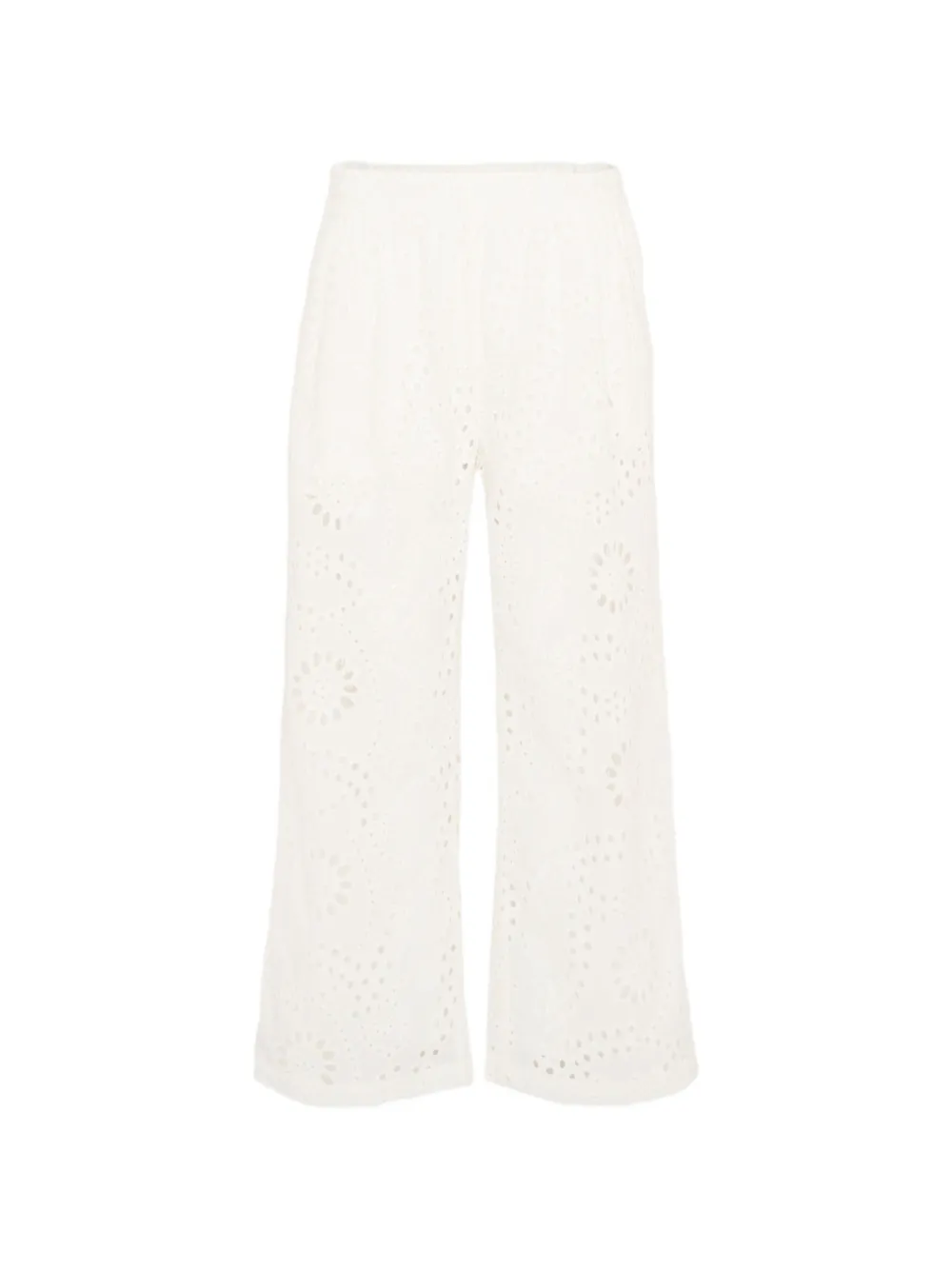 MC2 Saint Barth Kids eyelet-design trousers - Bianco