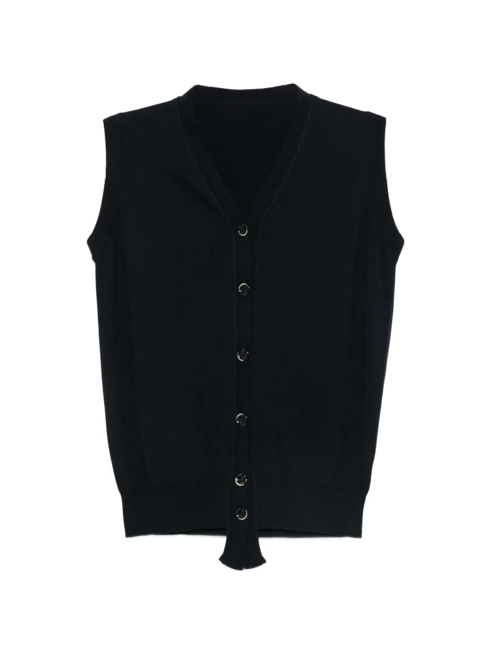 Nine In The Morning Johanna buttoned V-neck cardigan - Black