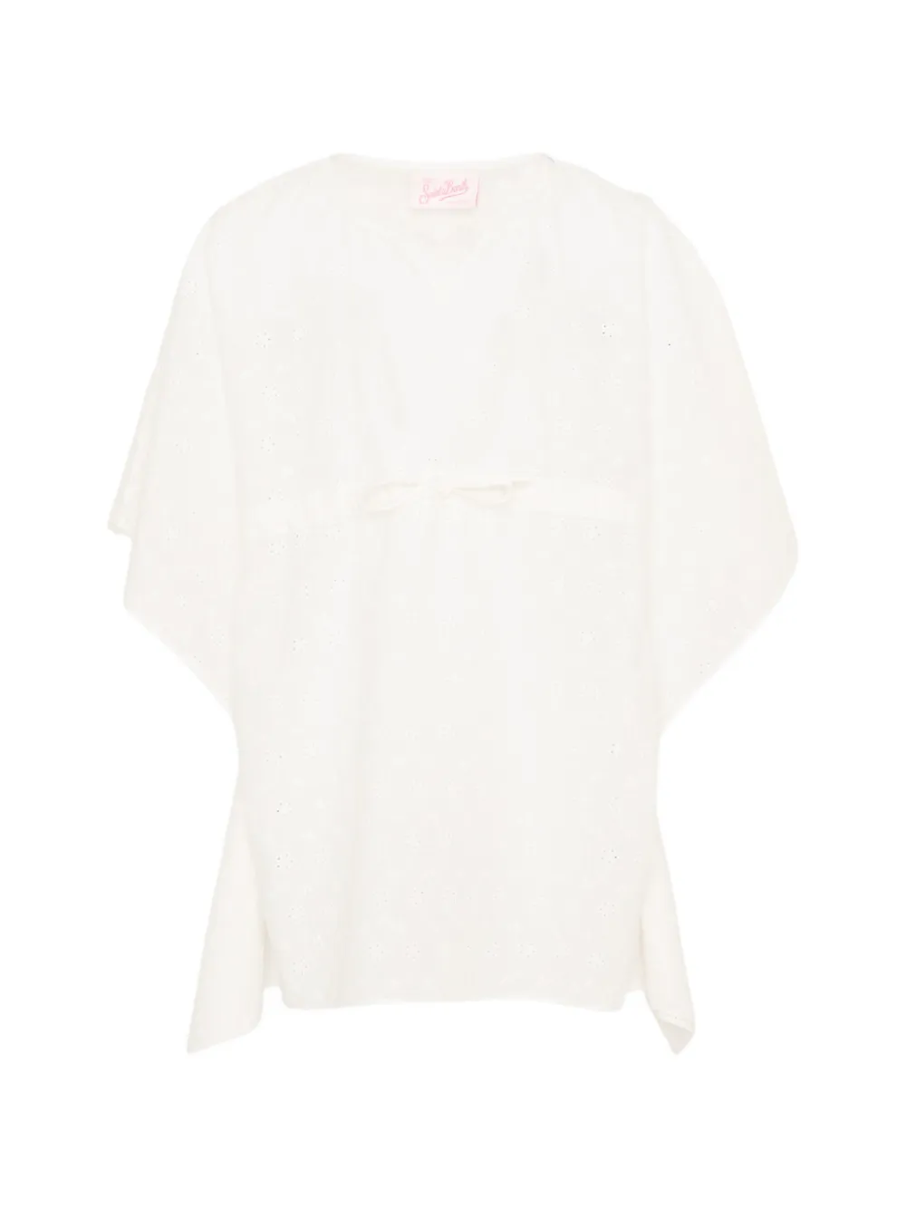 MC2 Saint Barth Kids drawstring-fastening cover-up - Weiß