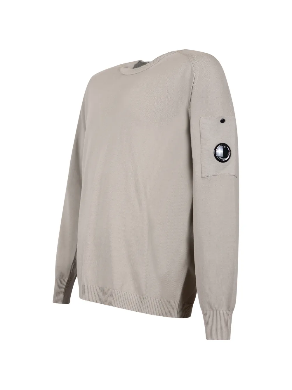  C.p. Company Patch-pocket Long-sleeved Sweater - Neutrals 
