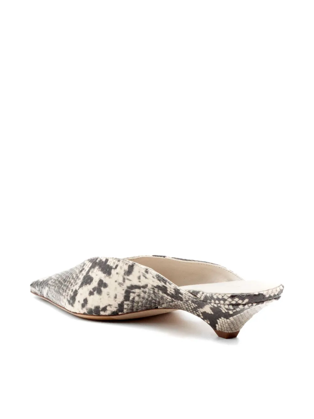 Vic Matie python print mules Wit