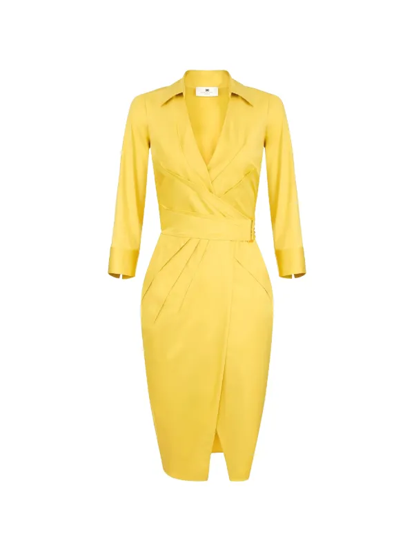 elisabetta franchi midi dress ELISABETTA FRANCHI Light green Women's Midi Dress