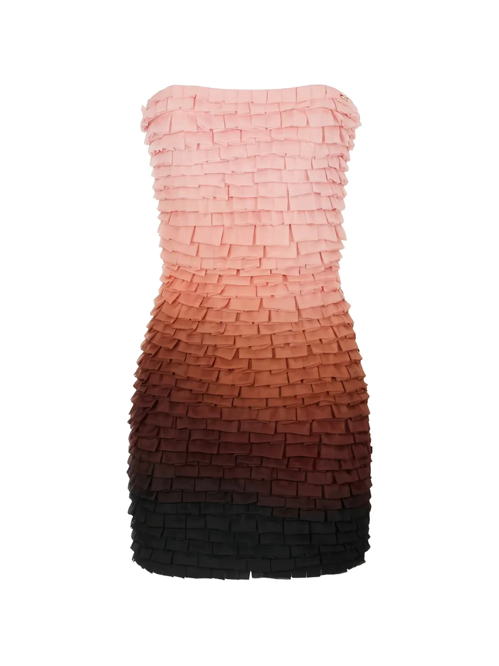 Elisabetta Franchi tulle mini dress - Rosa