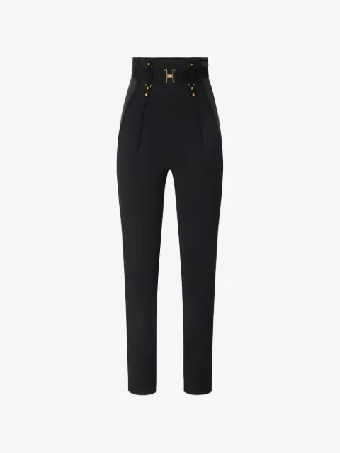 Elisabetta Franchi bustier trousers in lightweight crêpe and satin fabrics