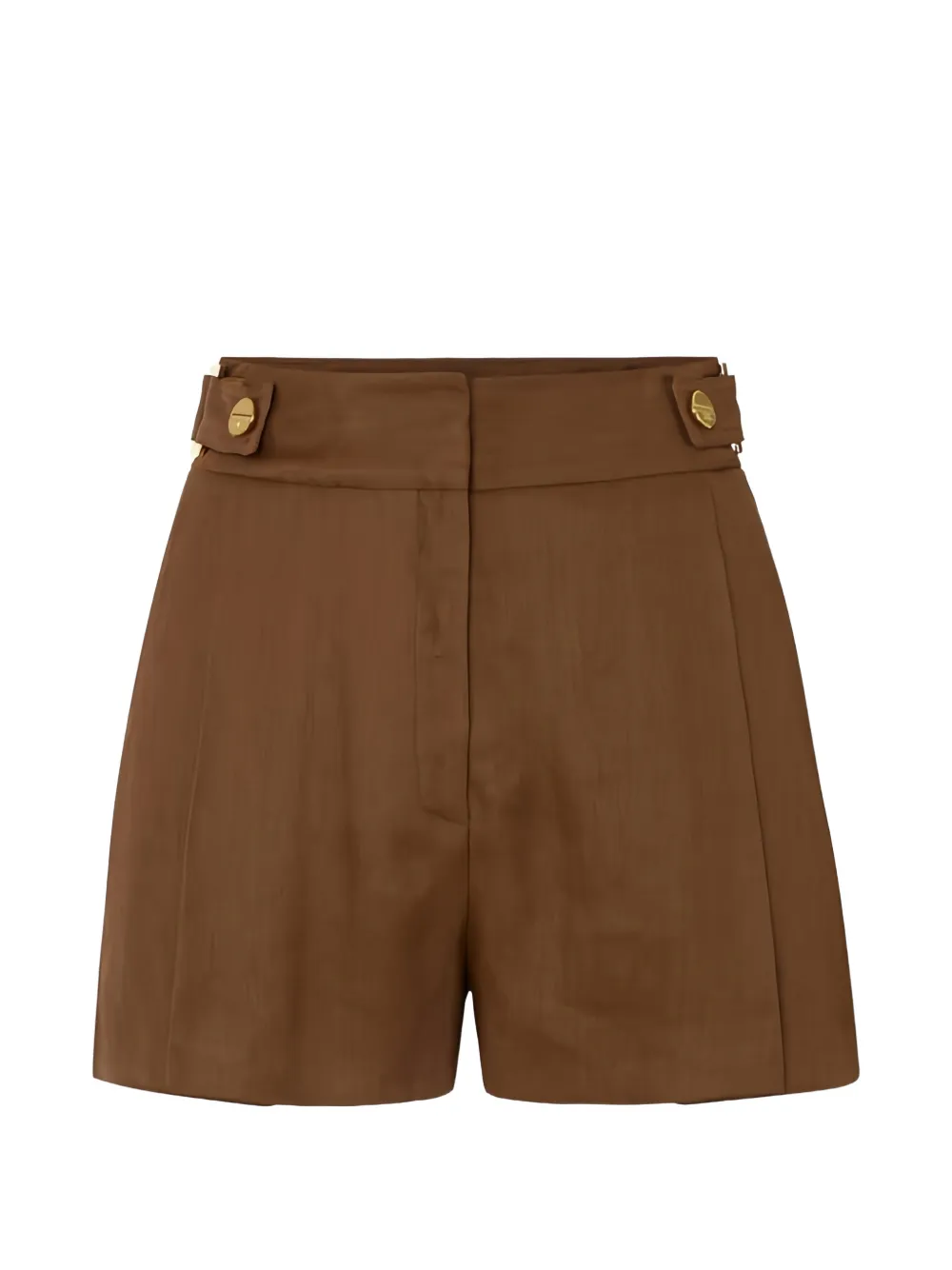 Elisabetta Franchi rings panel shorts - Braun