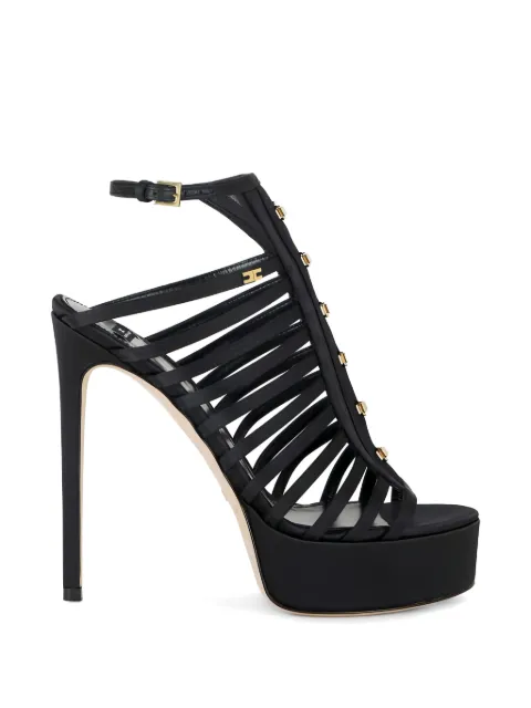 Elisabetta Franchi ankle strap platform sandals