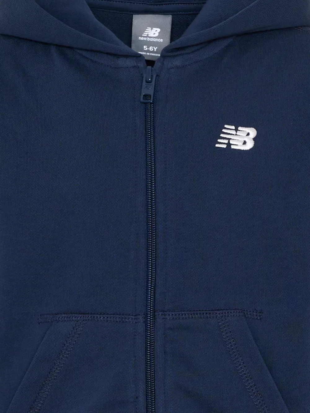 New Balance Kids Hoodie met rits Blauw