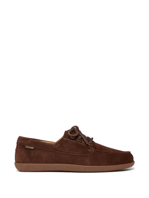 G.H.Bass Wilton suede boat shoes