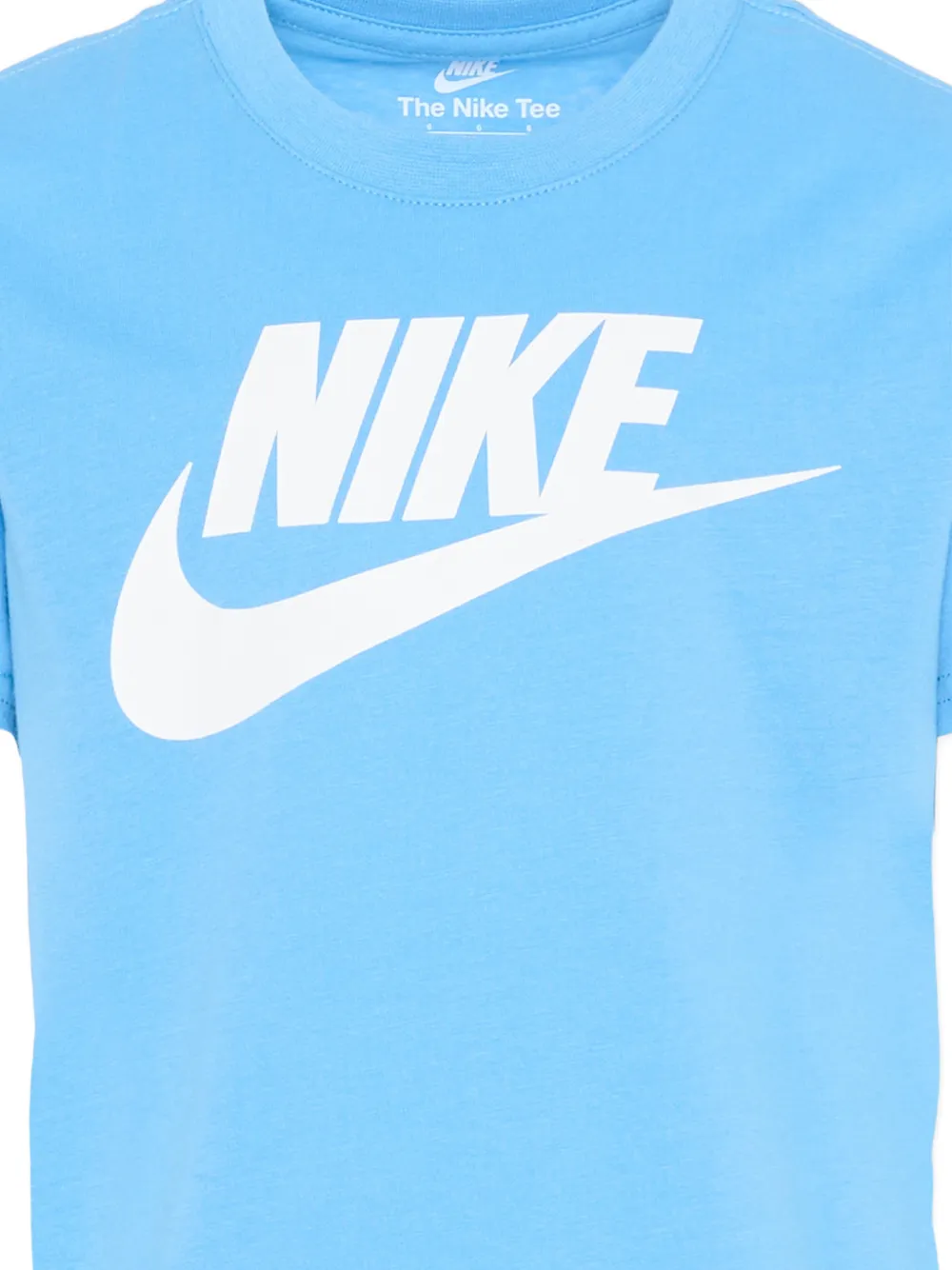 Nike Kids T-shirt met logoprint Blauw