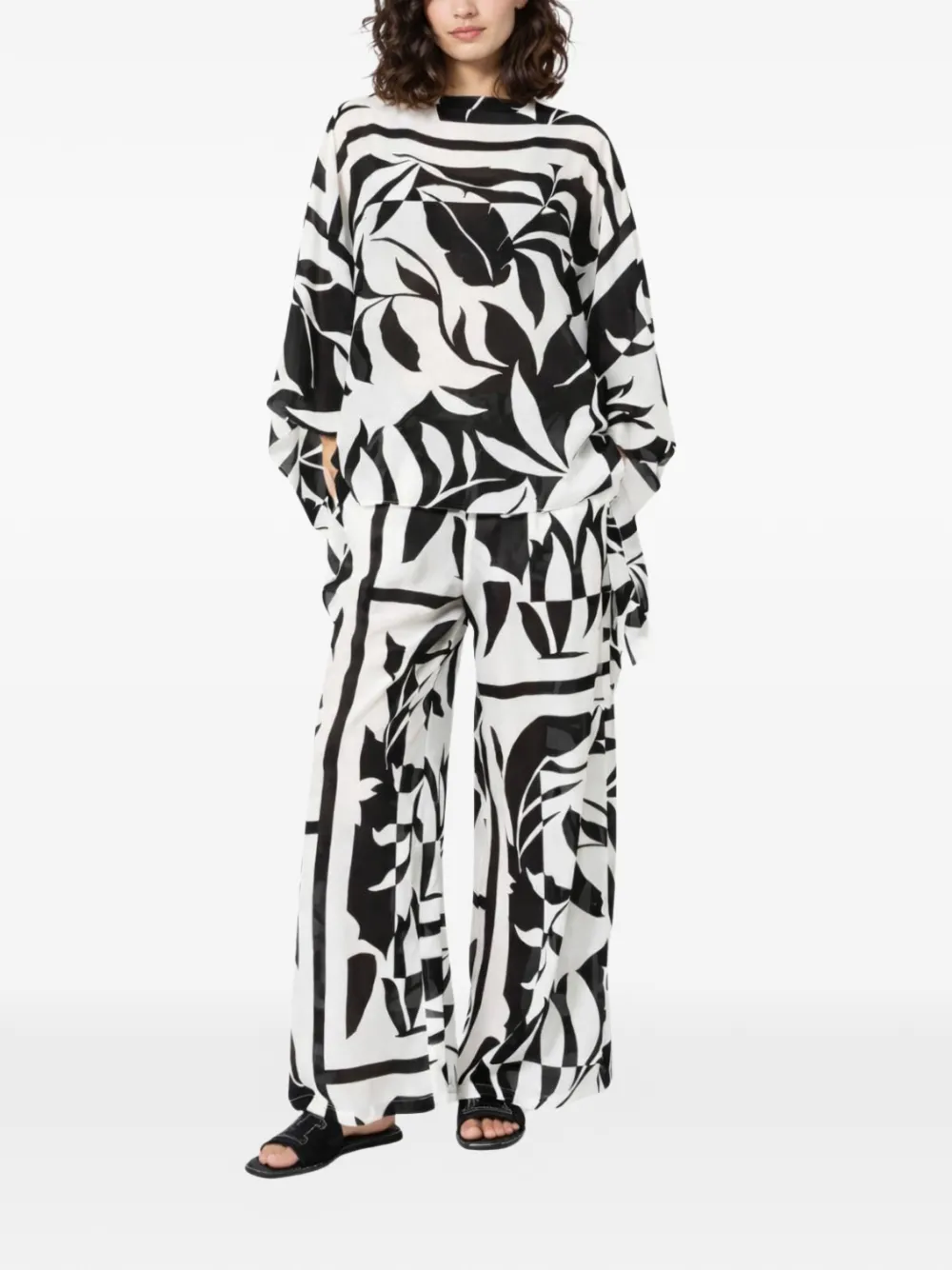  Max Mara Bchtambuto Floral-print Shirt - White 