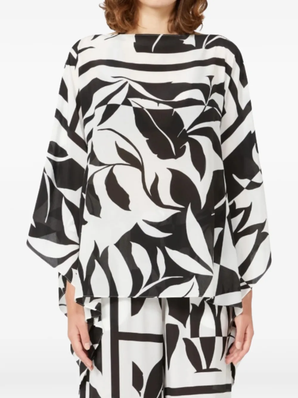  Max Mara Bchtambuto Floral-print Shirt - White 