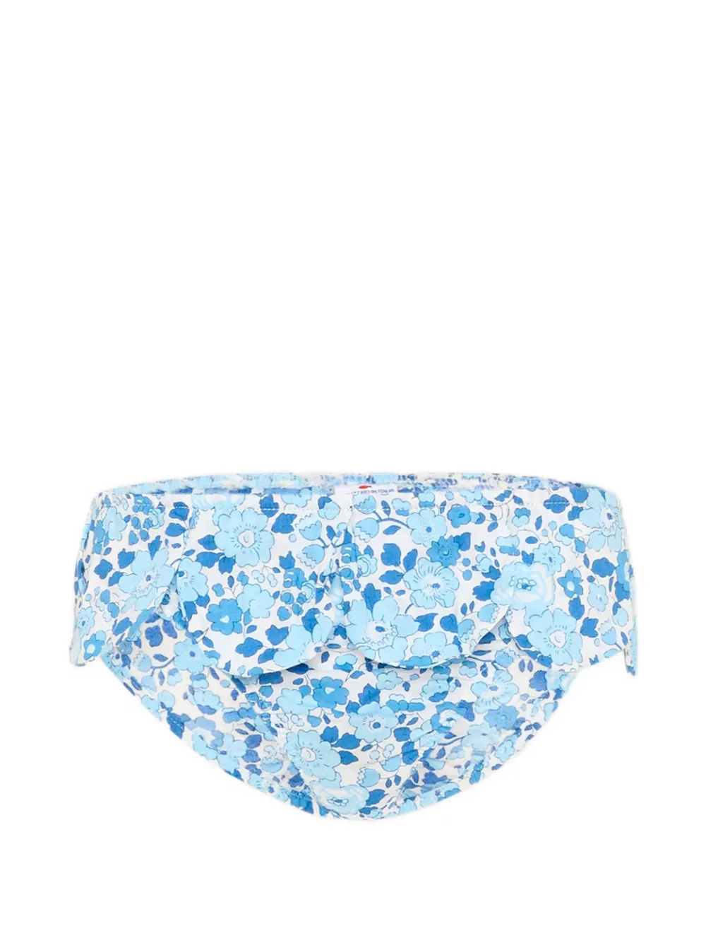 Pesciolino Rosso Kids floral bikini bottoms - Blu