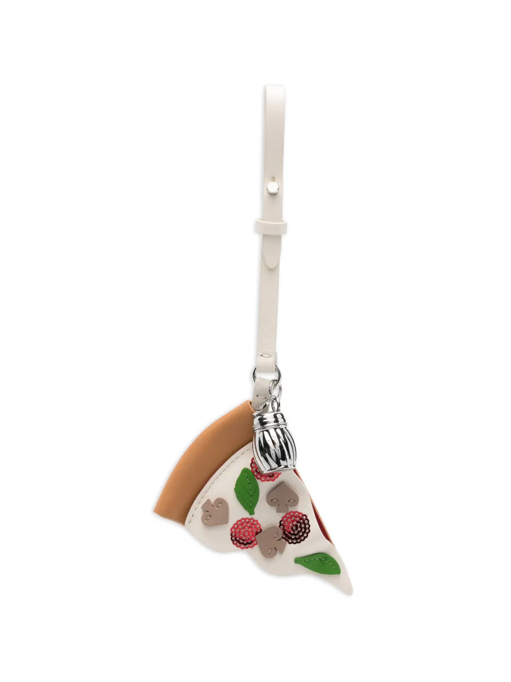 Kate Spade pizza bag charm - Nude