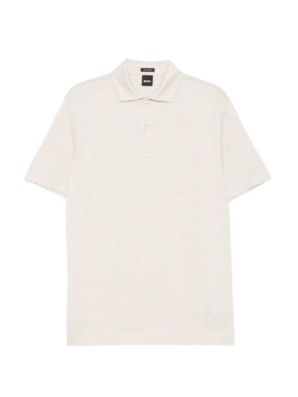 BOSS buttoned polo shirt - Nude