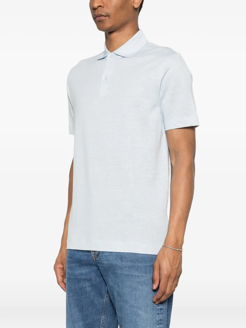 BOSS Poloshirt met korte mouwen Blauw