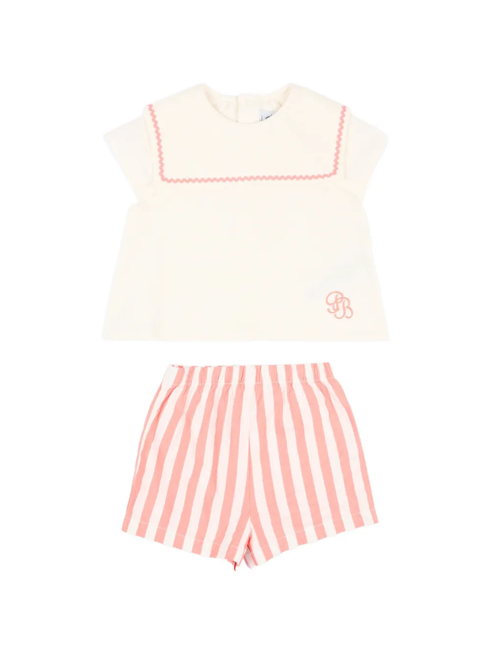 Petit Bateau striped short set - Toni neutri