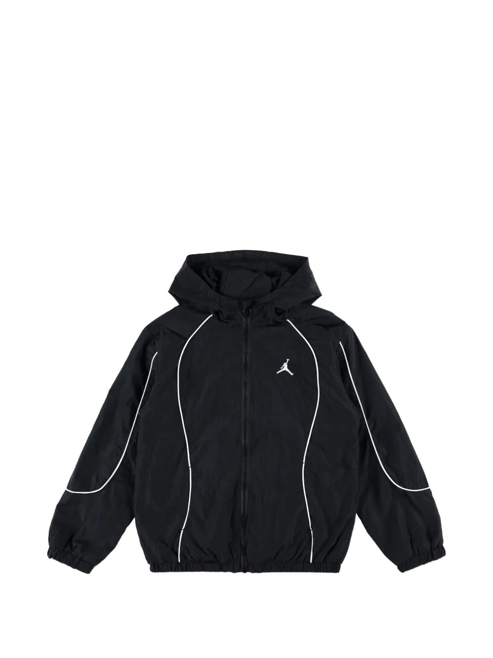 Jordan Kids hooded piping jacket - Nero