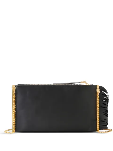 Elisabetta Franchi bolsa de hombro de piel con correa de cadena