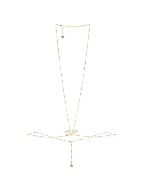 Elisabetta Franchi logo-detail bodychain
