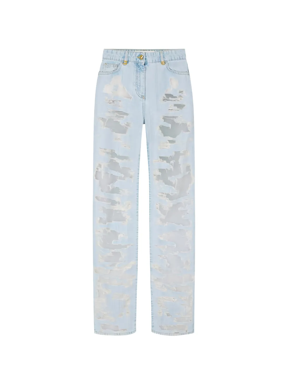 Elisabetta Franchi destroyed jeans - Blu
