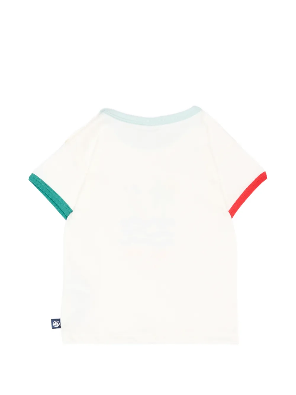 Petit Bateau Grafisch T-shirt met korte mouwen Wit