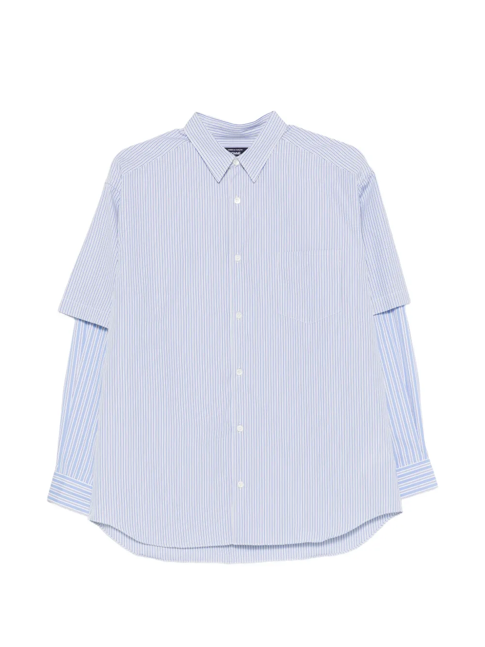 Comme des Garçons Homme striped shirt - Bianco