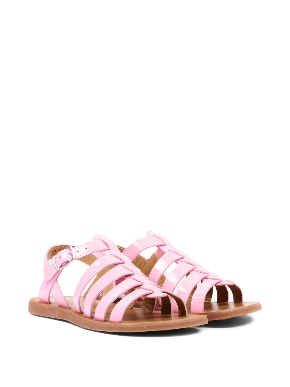 Pom D'api Gekooide sandalen Roze