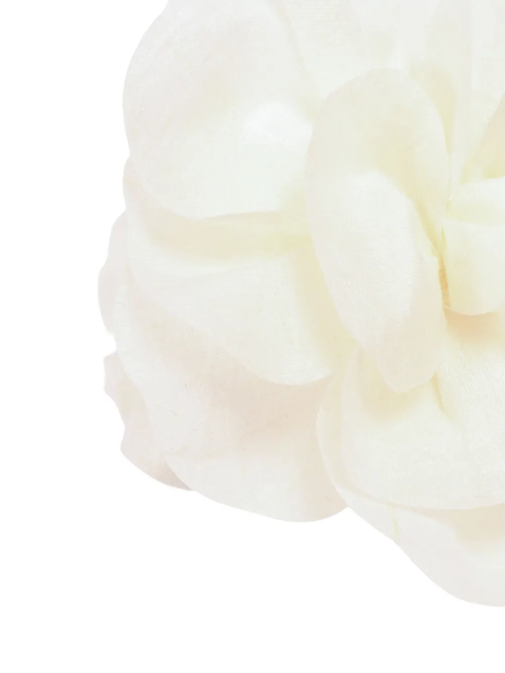 Il Gufo Elastisch haarelastiek met bloemdetail Wit