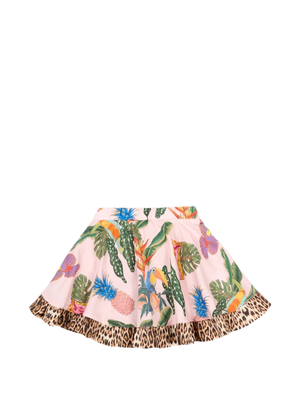 Roberto Cavalli Junior Rok met patroon Roze